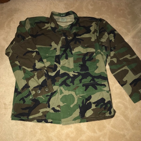 Other - Army Military Camo Button Jacket